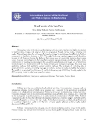 International Journal of Multicultural and Multireligious Understanding (IJMMU) Vol