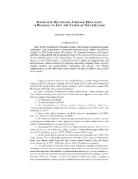Mandating Meaningful Forensic Discovery: a Proposal to Fuel the Engine of Truthfulness