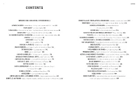 Table of Contents