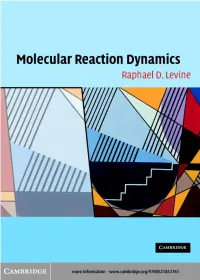Understanding Chemical Reactions at the Molecular Level