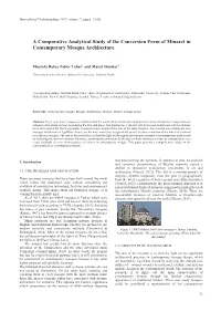 A Comparative Analytical Study of the Conversion Form of Minaret In