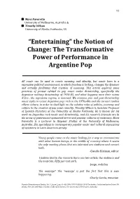 Entertaining the Notion of Change
