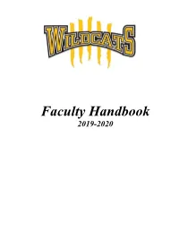 Faculty Handbook