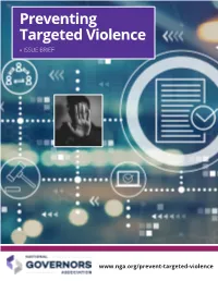 Preventing Targeted Violence » ISSUE BRIEF