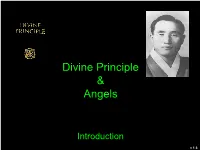 Divine Principle & Angels (V1.6)