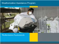 Introduction to Weatherization