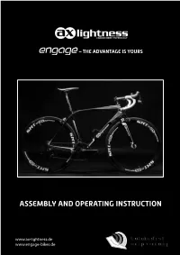 Assembly and Operating Instruction