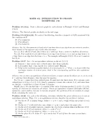 Draw a Directed Graph for Each Relation in Example 2.53(C) and Example 2.56(B)