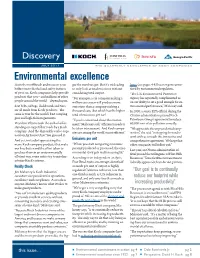 Environmental Excellence from the Toothbrush and Tissue in Your Ger the Numbers Get
