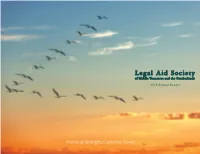 Individual Strengths. Collective Power. Legal Aid Society Board of Directors
