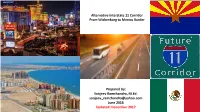 Summary / Overview of Proposed I-11 Corridor