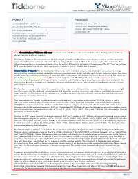 View Tickborne Diseases Sample Report