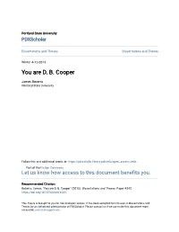 You Are D. B. Cooper