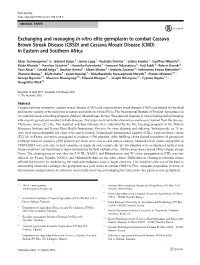 CBSD) and Cassava Mosaic Disease (CMD) in Eastern and Southern Africa