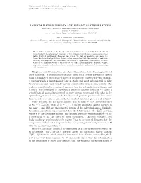 Random Matrix Theory and Financial Correlations