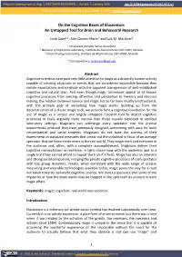 On the Cognitive Bases of Illusionism: an Untapped Tool for Brain and Behavioral Research