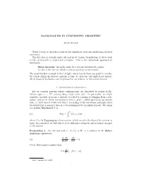Background in Symplectic Geometry
