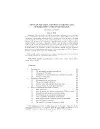 Sums of Squares, Moment Matrices and Optimization Over Polynomials