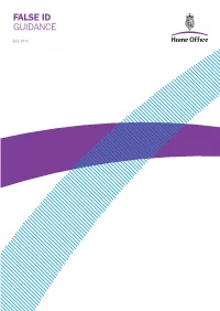 False Id Guidance