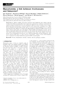 Myzostomida: a Link Between Trochozoans and Flatworms?