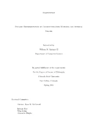 Dissertation Dynamic Representation of Consecutive-Ones Matrices And