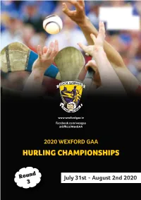 Hurling Round 3 Programme
