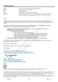 Published on DNRME Disclosure Log RTI Act 2009