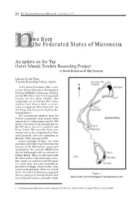 An Update on the Yap Outer Islands Trochus Reseeding Project by Steven Retalmawai & Mike Hasurmai