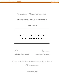 Teleparallel Gravity and Its Modifications