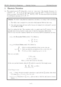 1 Einstein Notation