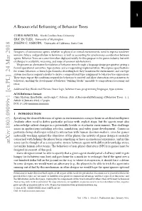 A Resourceful Reframing of Behavior Trees