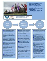 Local Value 2018 Key Services Local Impact