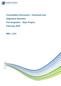 Overhead Line Alignment Selection Fort Augustus – Skye Project February 2018