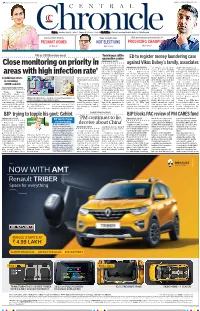 Close Monitoring on Priority in Areas with High Infection Rate'
