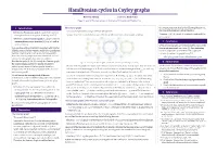 Hamiltonian Cycles in Cayley Graphs