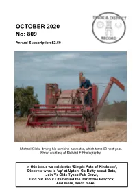 OCTOBER 2020 No: 809