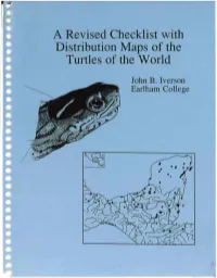 Distribution Maps of the Turtles of the World