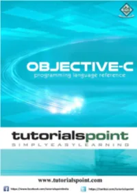 Preview Objective-C Tutorial (PDF Version)