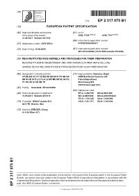 Reconstituted Rice Kernels and Processes for Their