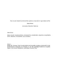 How Arousal-Related Neurotransmitter Systems Compensate for Age-Related Decline