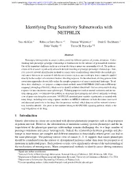 Identifying Drug Sensitivity Subnetworks with NETPHIX