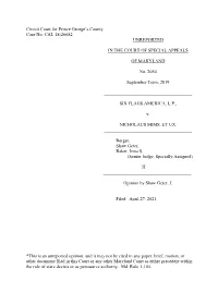 *This Is an Unreported Opinion, and It May Not Be Cited in Any Paper, Brief, Motion, Or Other Document Filed in This Court Or An
