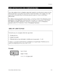 Area of Polygons and Complex Figures