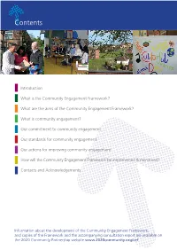 Community Engagement Framework?
