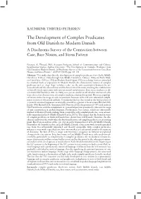 Petersen 2019. the Development of Complex Predicates from Old