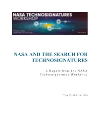 Technosignature Report Final 121619