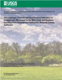 (Ver. 1.1): Hydrogeologic Controls and Geochemical Indicators Of