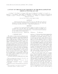 A Study of the Secular Variation of the High-Amplitude Delta Scuti Star Ad Cmi1