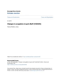 Changes in Occupation at Lyon's Bluff (22OK520)