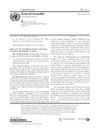 General Assembly Official Records Seventy-Fourth Session